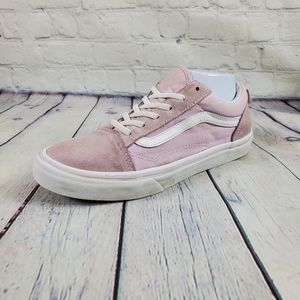Adorable Pink Vans No Lace Laces Size 6